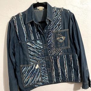 Yak Magik Denim Shirt Jacket Top